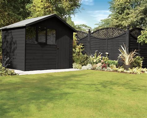 tudor black oak fence paint.